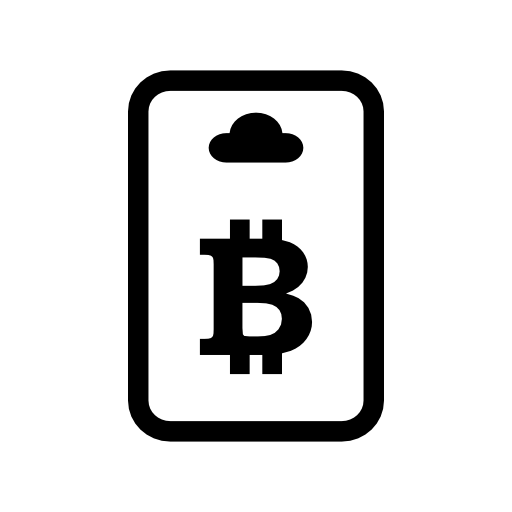 Bitcoin id card symbol