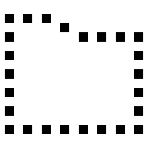 Folder of squares outline