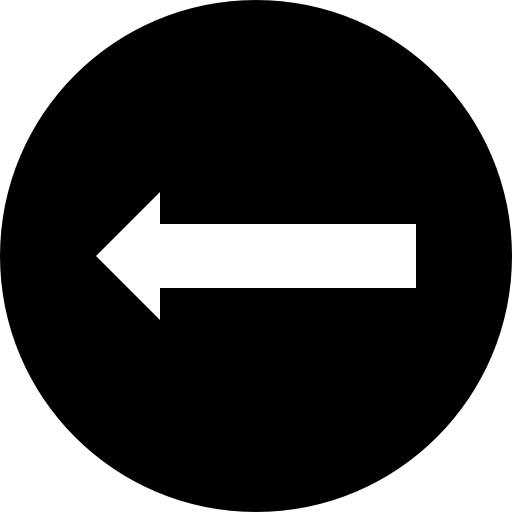 Arrow point to left in a circle