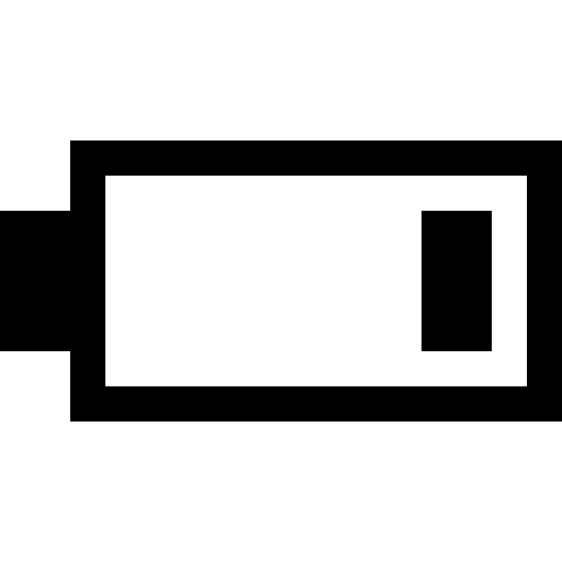 Battery with low power level