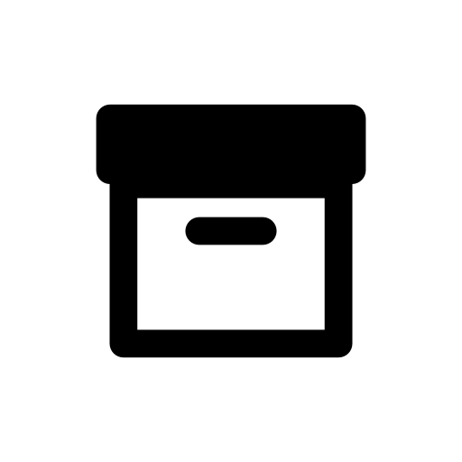 Archive box symbol