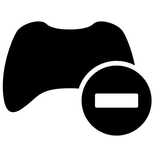 Cancel game control interface symbol