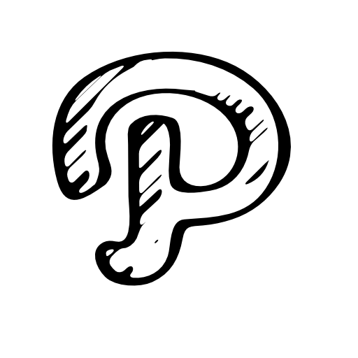 Path Network logo sketch outline