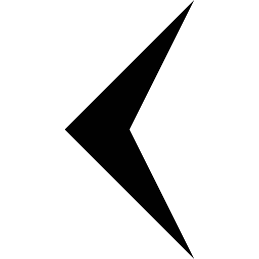 Arrow angle point pointing to left direction