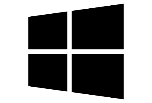 Windows logo silhouette