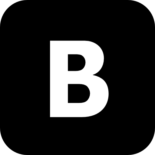 B logo square