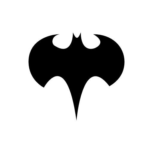 Batman logo silhouette