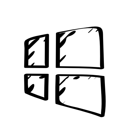 Windows 8 sketched logo