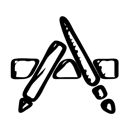 App sketched logo