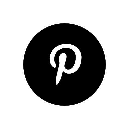 Pinterest letter logo inside a circle