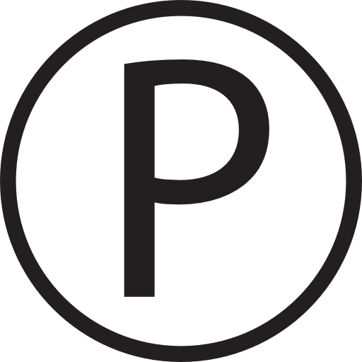 P logo circle
