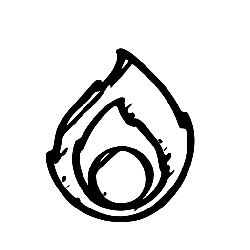 Ember sketched social logo