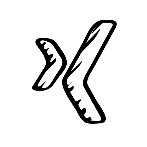 Xing sketched logo