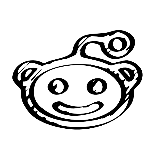 Reddit logo sketch