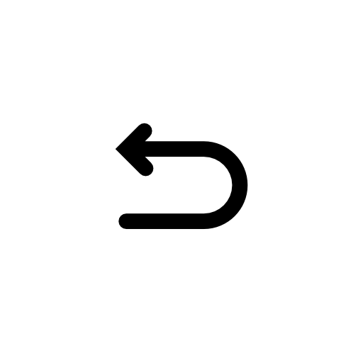 Back arrow, IOS 7 interface symbol