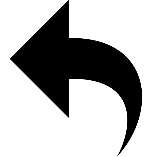 Curve arrow pointing to the left