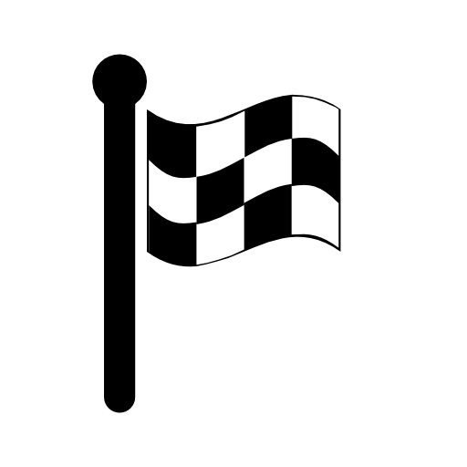 Checkered racing flag variant