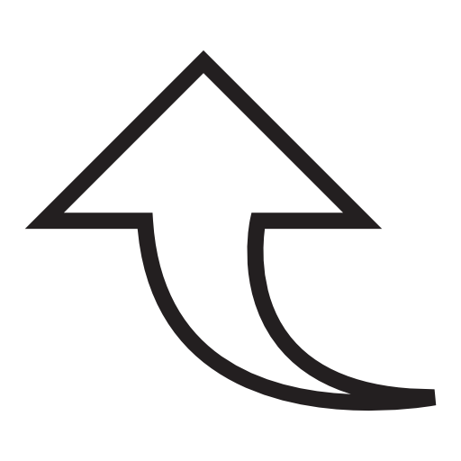 Arrow ascending, IOS 7 interface symbol