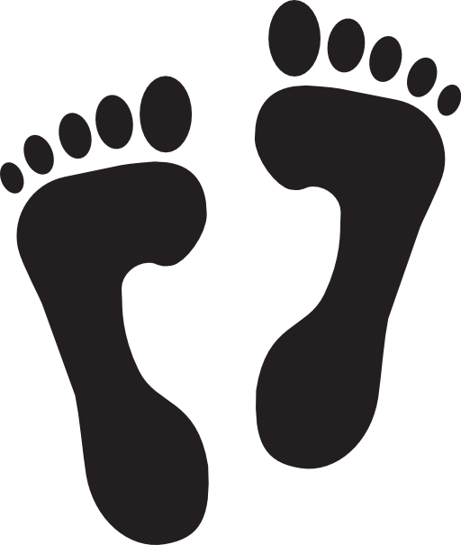 Feet footprint