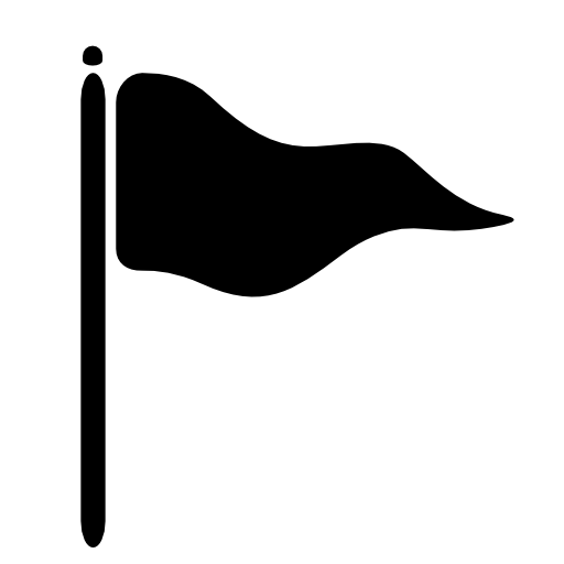 Flag undulate