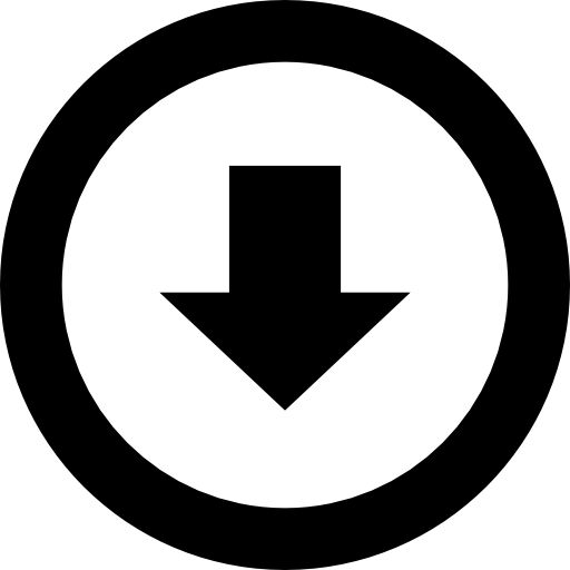 Arrow point to down in a circle
