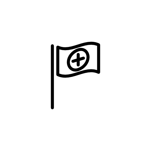 Flag with cross