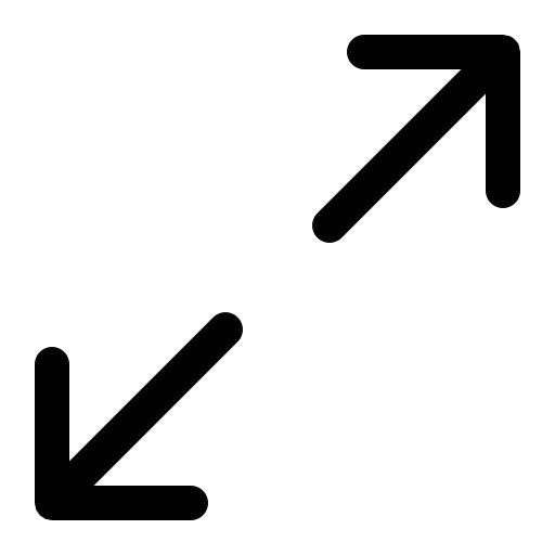 Little thin expand arrows