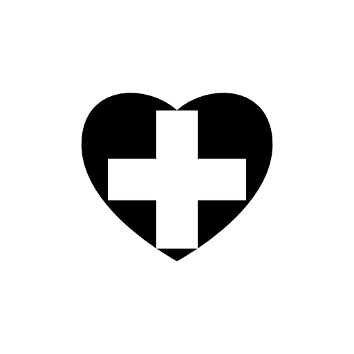 Heart flag of Swiss