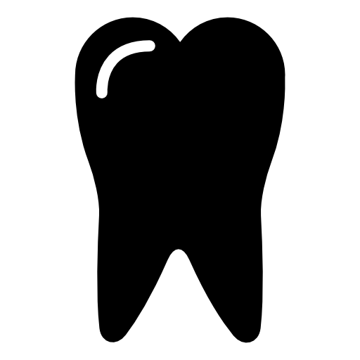 Teeth black shape