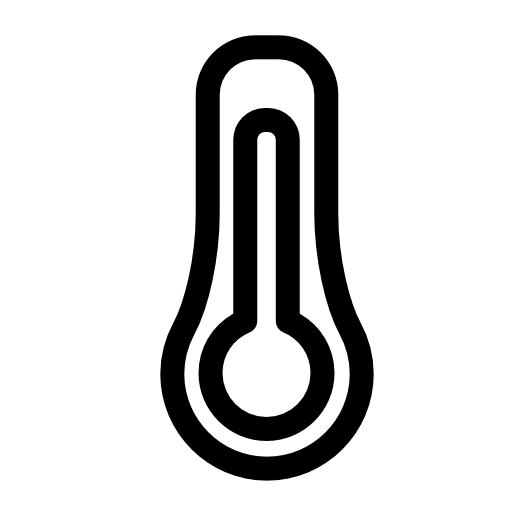 Thermometer indicate temperature degrees