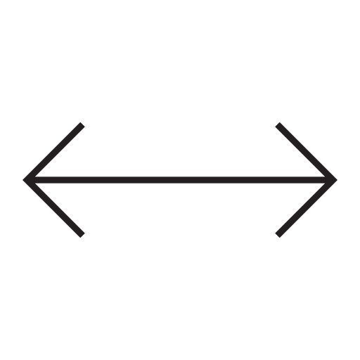 Left and right connected arrow