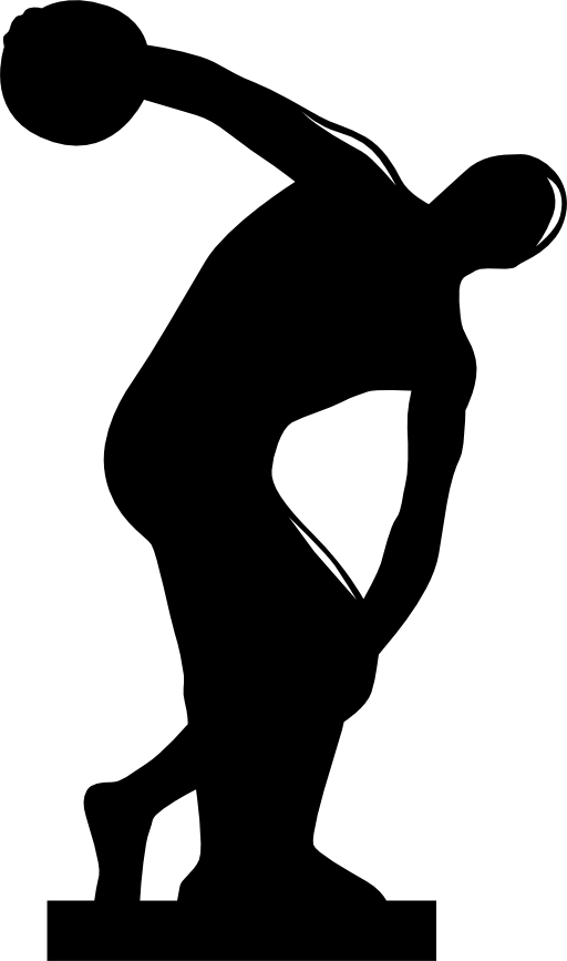 Discobulus. Sculpture of Greek gymnast