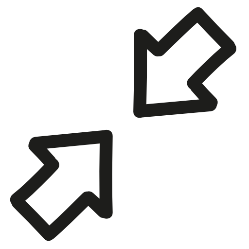 Arrows hand drawn interface symbol outlines