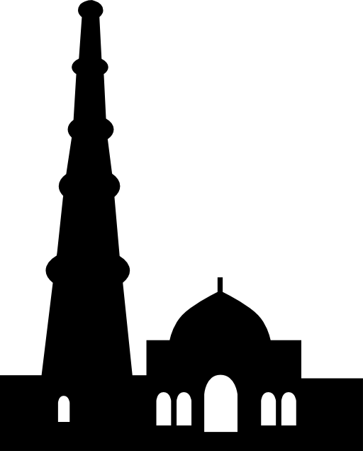Minar Qutb. Monument in New Delhi, India