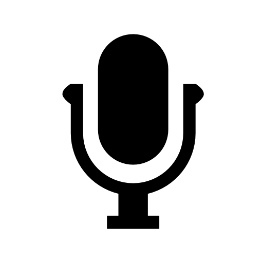 Voice microphone symbol