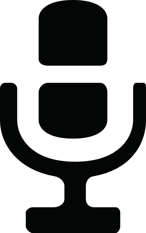Microphone recording symbol