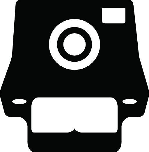 Classic polaroid camera