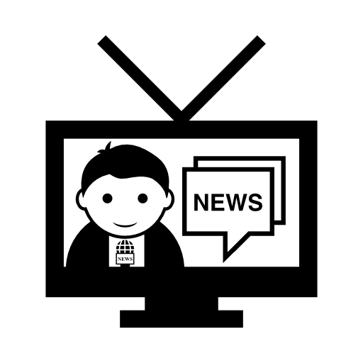 News report on tv