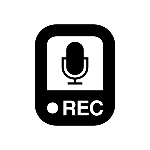 Microphone on voice recording
