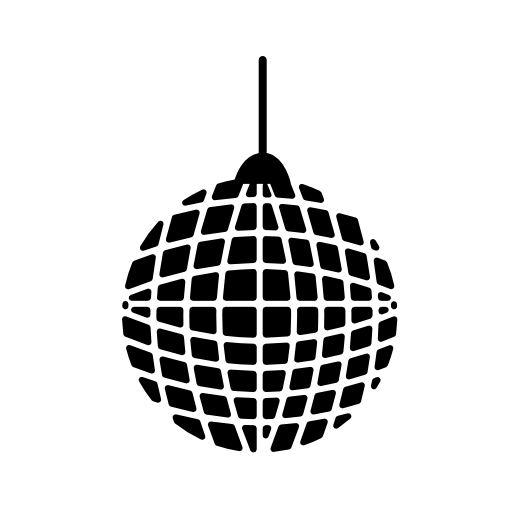 Grid disco ball