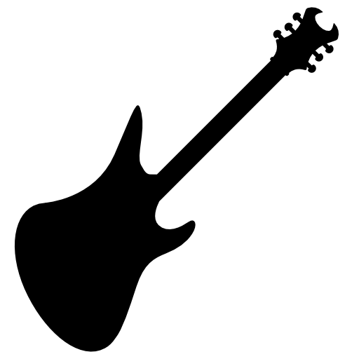 Electric guitar variant silhouette