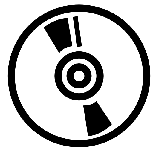 Music disc white circle