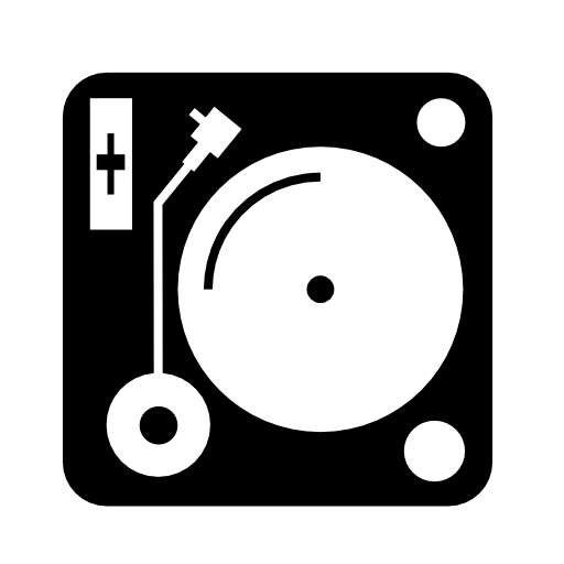 Music vintage discs player