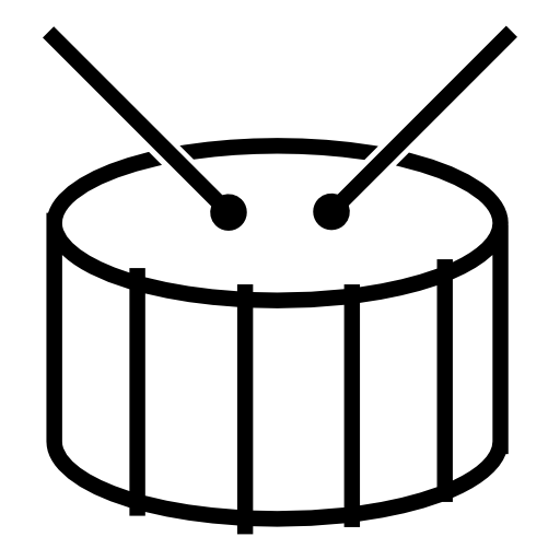 Drums, IOS 7 interface symbol