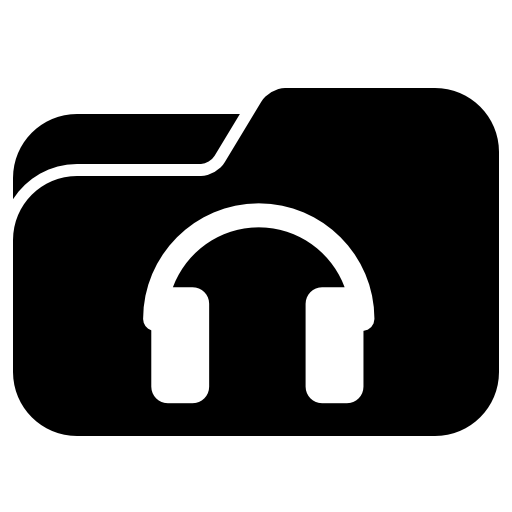 Music folder to listen with auriculars