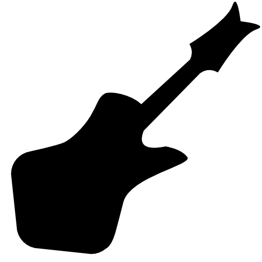 Guitar black shape