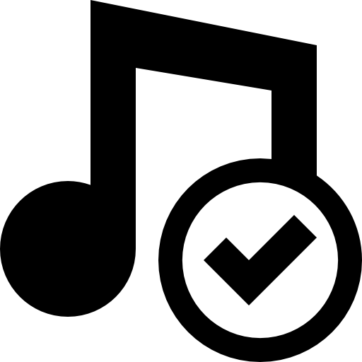 Music accept button