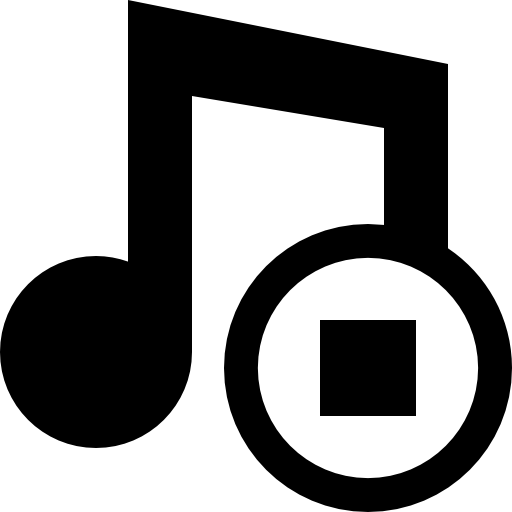 Music stop button