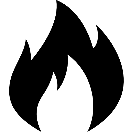 Fire flaming outline