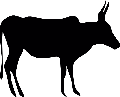 Mammal animal black silhouette